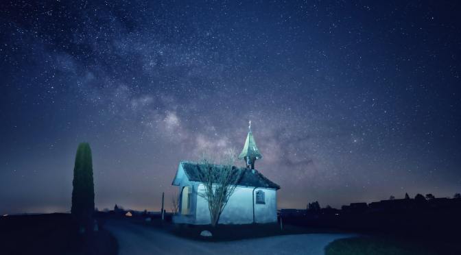 Church at Night - Photo by Pascal Debrunner on Unsplash